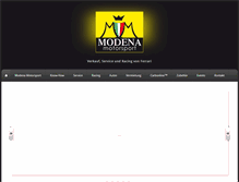 Tablet Screenshot of modena-motorsport.at